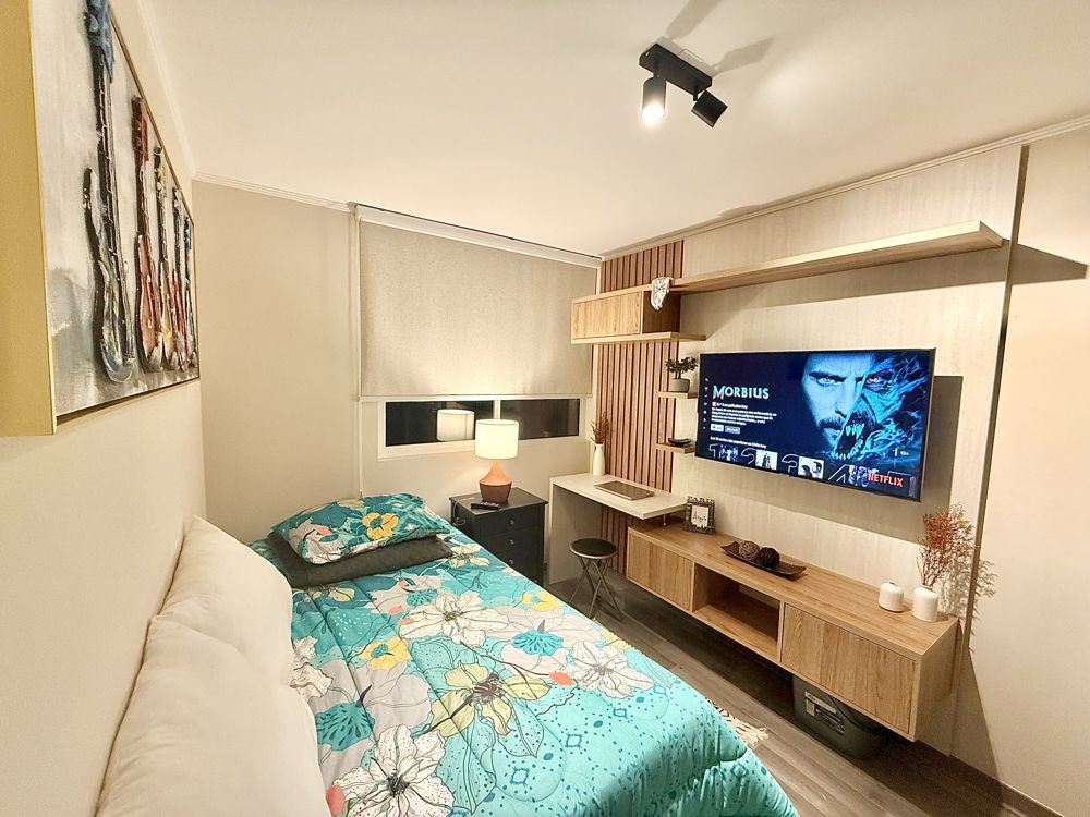 Habitación 100% amueblada en la florida, al lado de metro rojas magallanes. en La florida