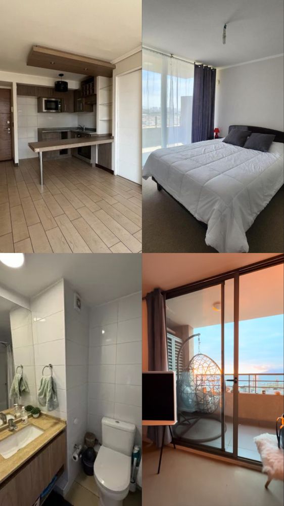 Habitación  con vista al mar en Antofagasta